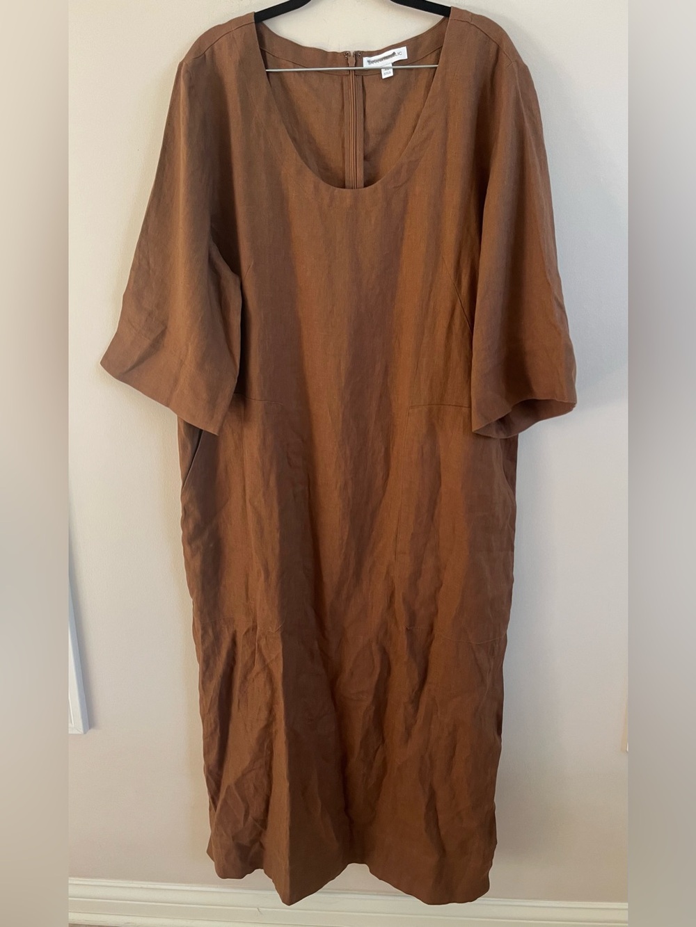 NWOT-Banana Republic Linen Maxi Dress, Extra Large